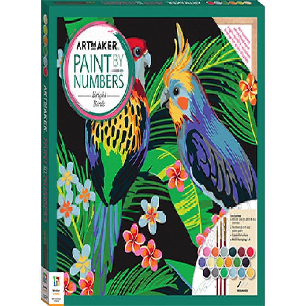 Buy Art Maker Paint by Numbers Bright Birds Online Danube Home UAE