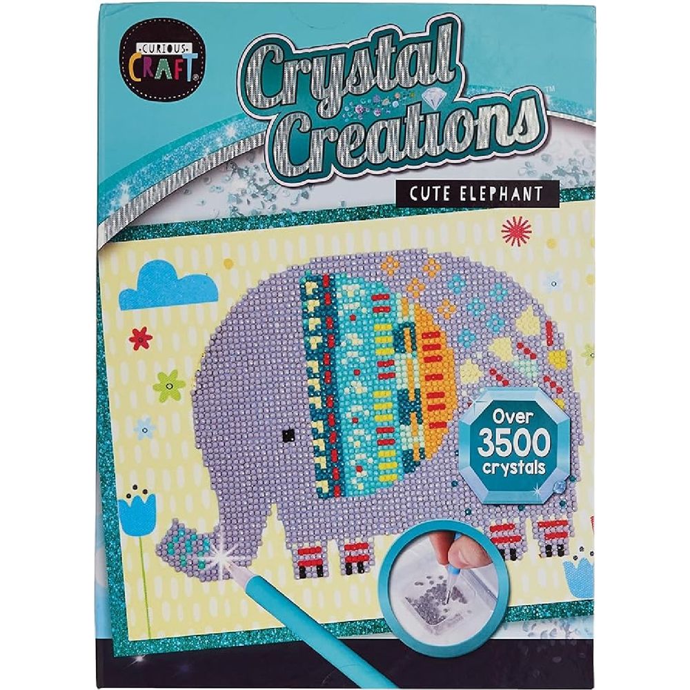 Buy Hinkler Curious Craft Crystal Creations Cute Elephant Kit Online Danube Home UAE