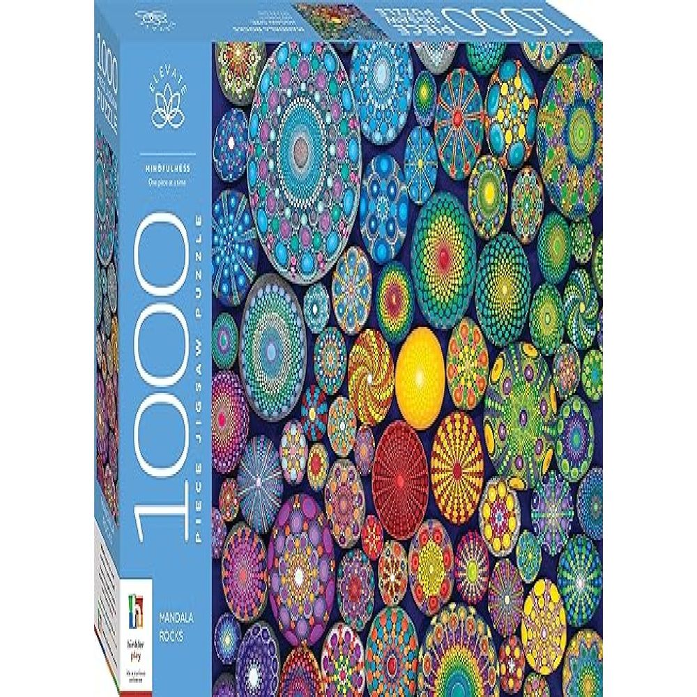 Buy Hinkler Elevate Mandala Rocks Jigsaw Puzzle Kit 1000-Pieces Online ...