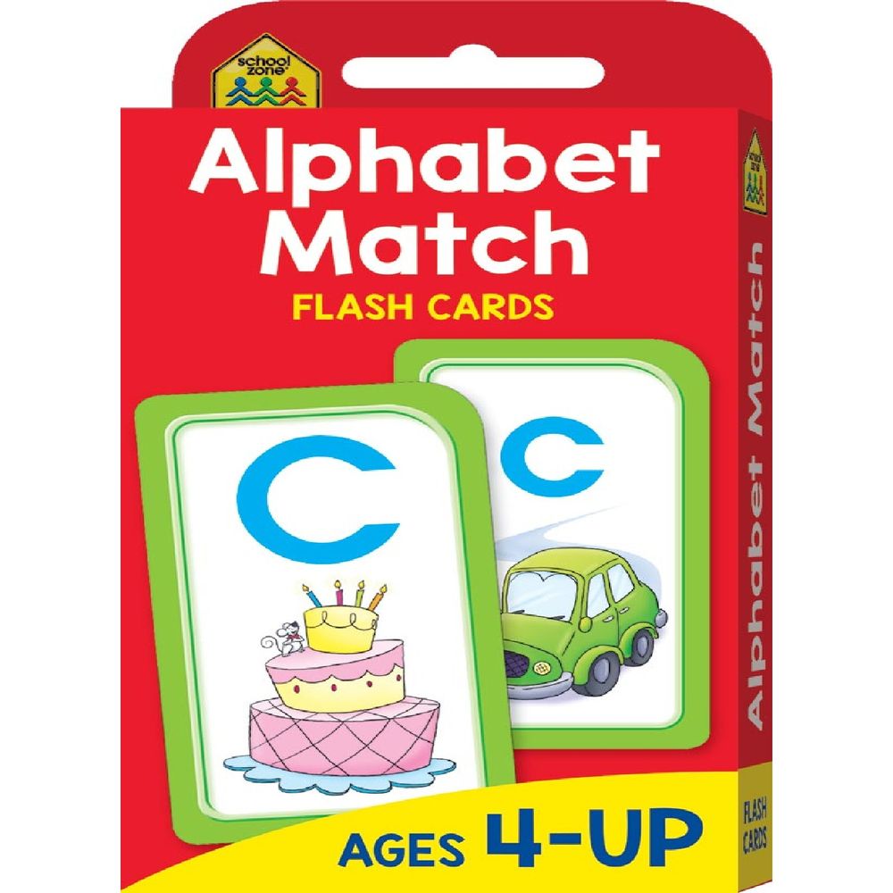Buy School Zone Alphabet Match Flash Cards Online Danube Home UAE