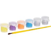 Crayola 6 Count Washable Kids' Paint Pots, Glitter Effects