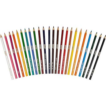 Crayola 24 Count Colored Pencils, Long