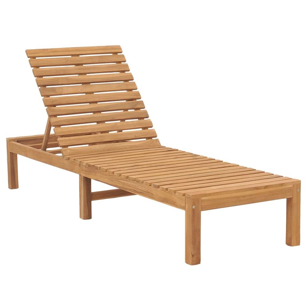 Timber sun deals lounger