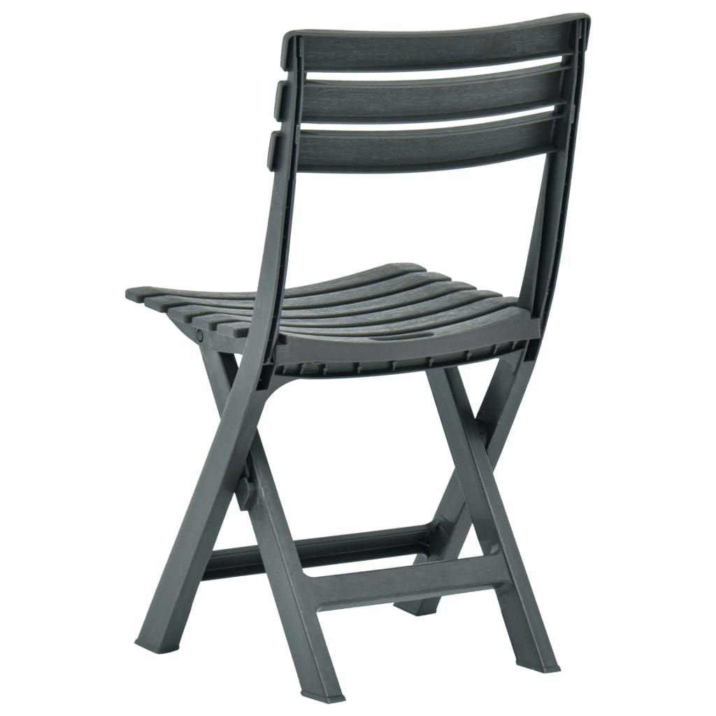 Plastic folding hot sale garden chairs