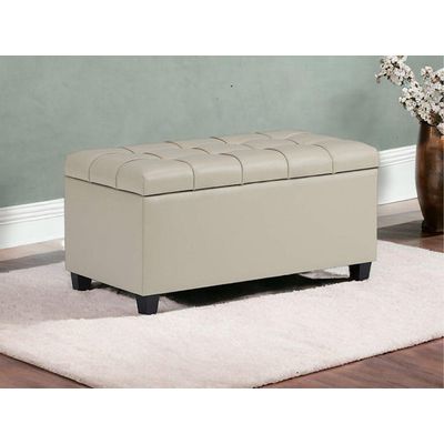 Luper Tufted Storage Bench Ottoman Pouffes with Storage