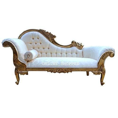 Gold chaise lounge sofa sale