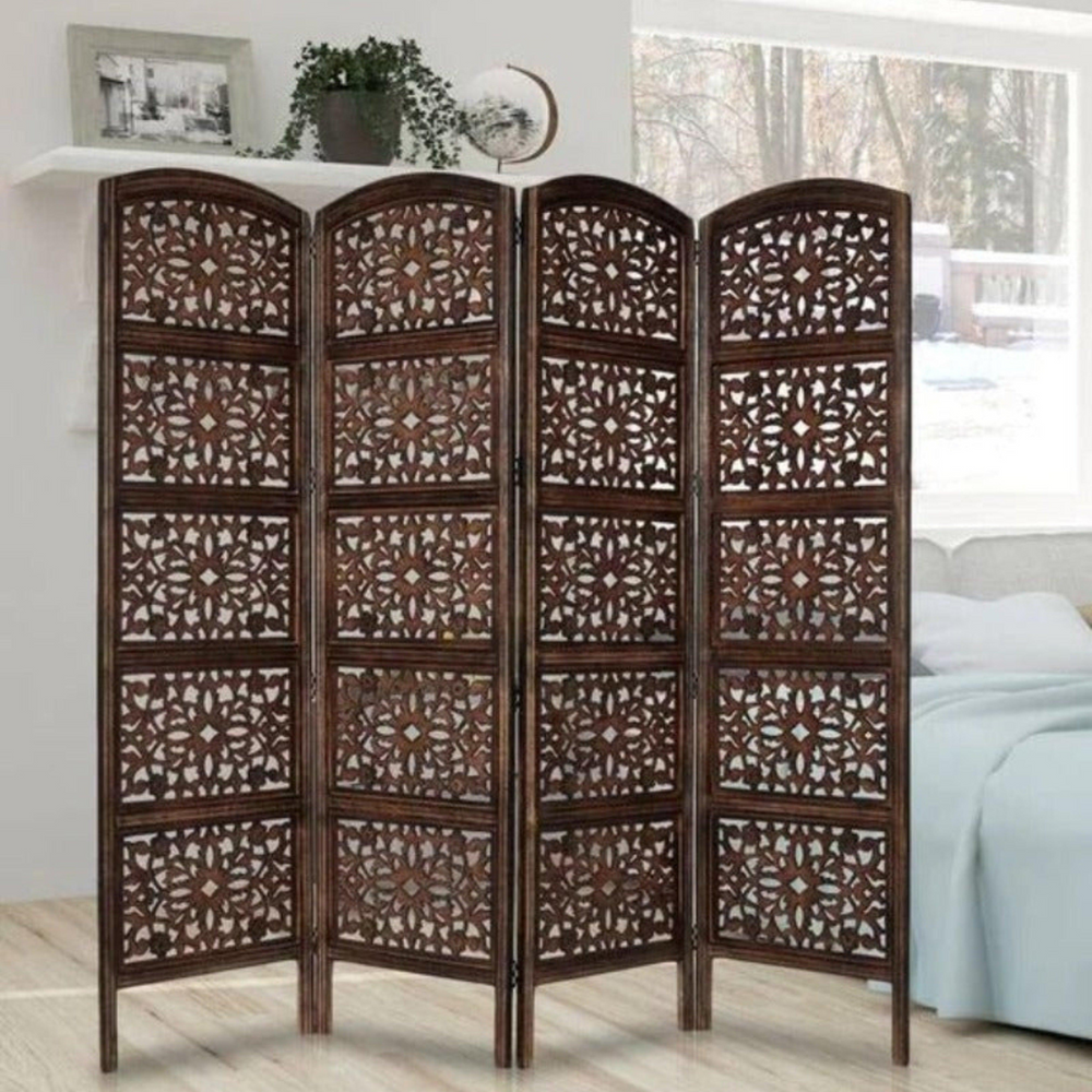 Wooden Twist solid Wood Room Divider/Partition for Home Décor