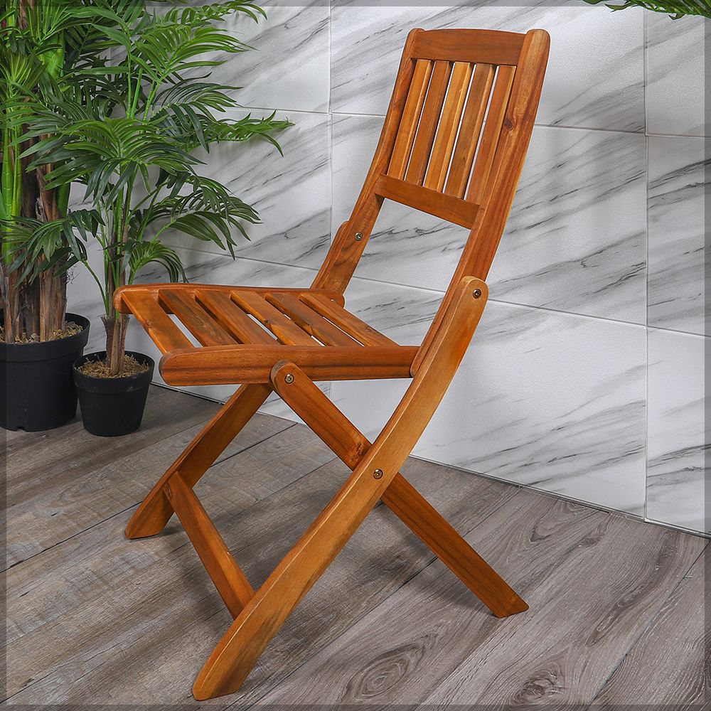 Wooden white deals folding chairs