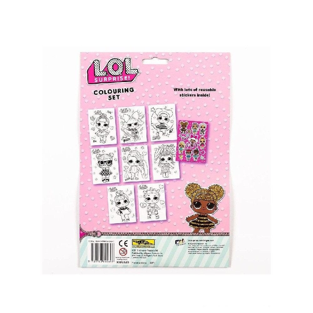 Lol surprise deals colouring set