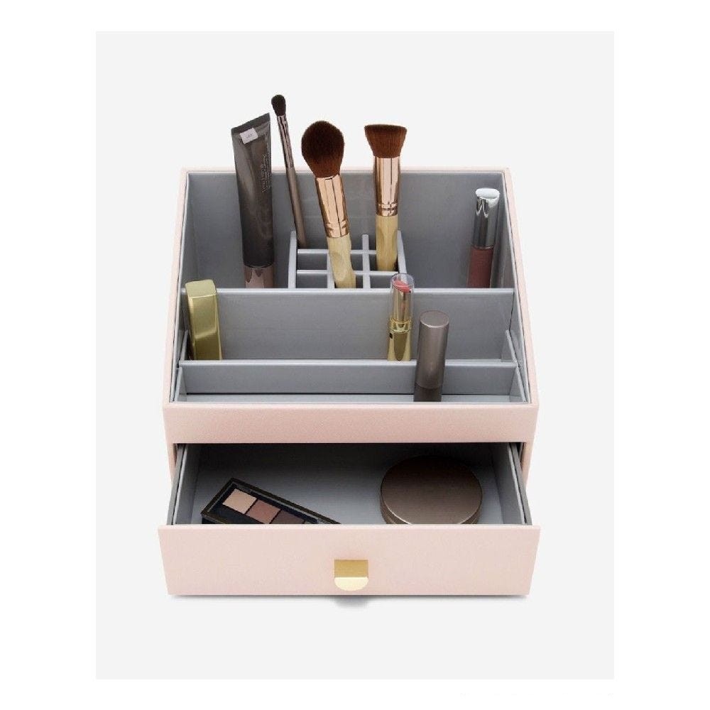 Buy Stackers Makeup Organizer Caddy-Blush Pink Online | Danube Home UAE