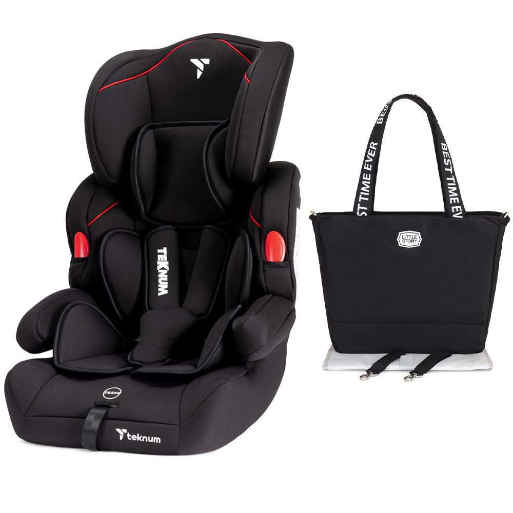Buy Teknum Nova Car Seat Travel Combo Black Online Danube Home UAE