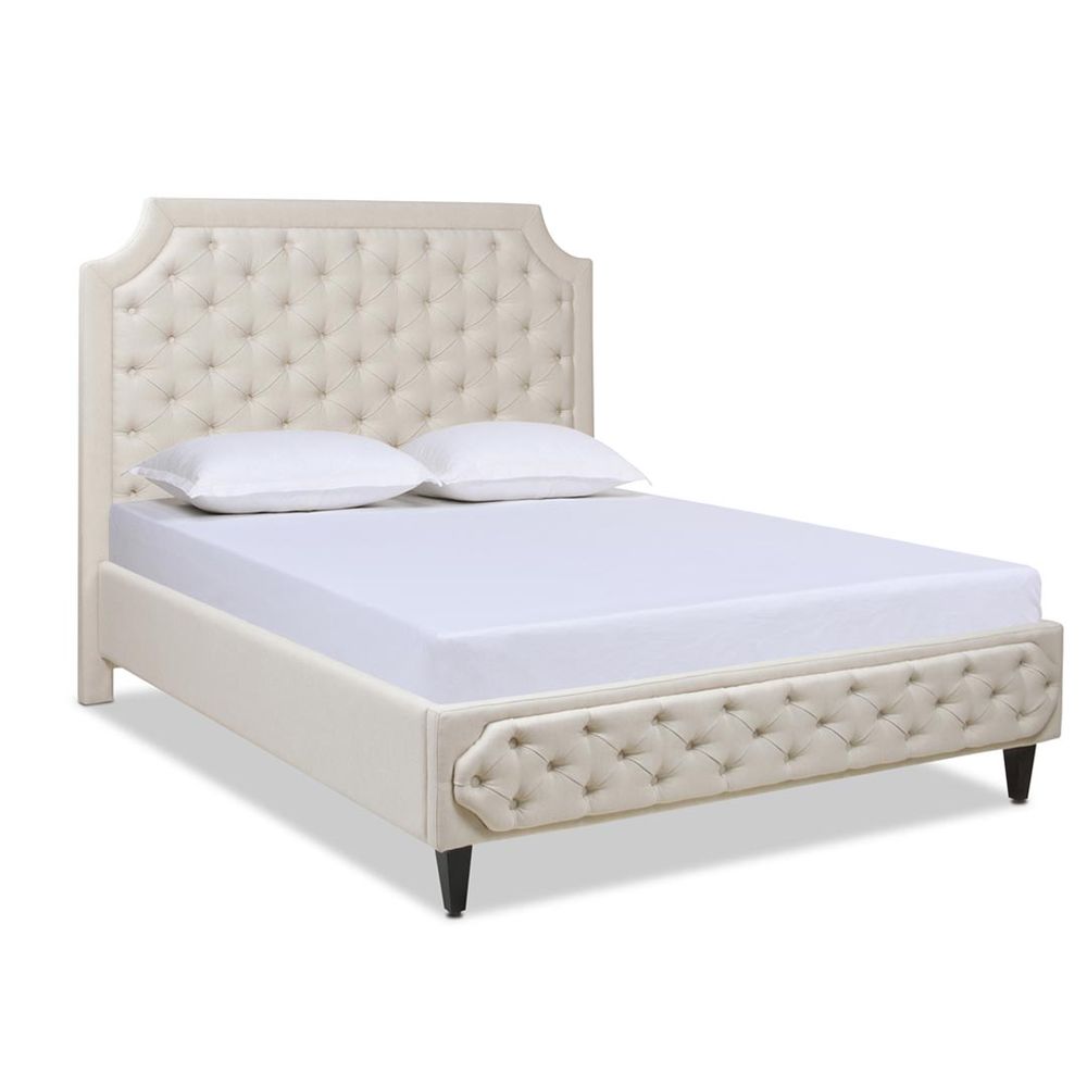 Platform store tufted bed