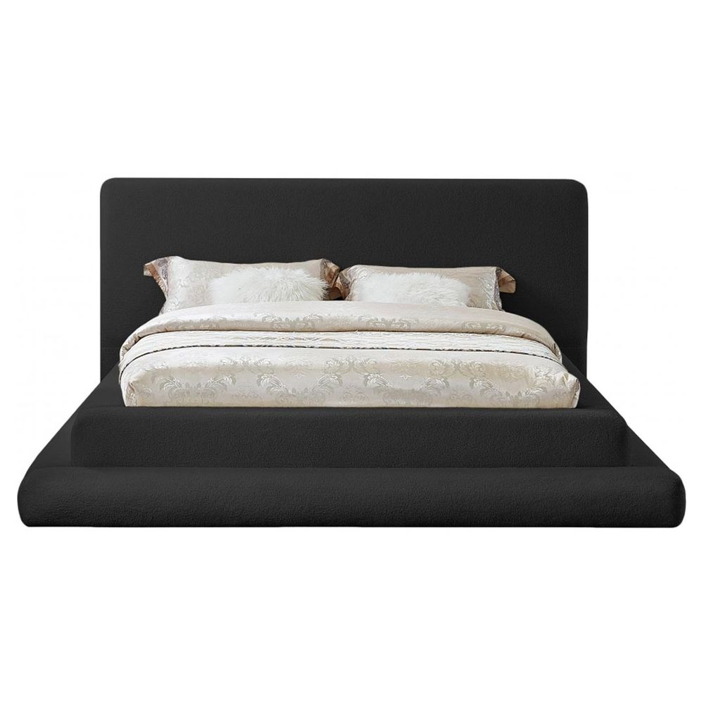 Black king deals size platform bed