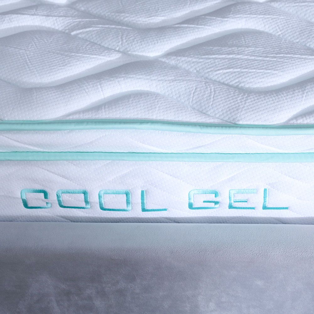 Cool Gel Memory Foam Bonnell Spring Medium Firm Mattress 200x200 cm - 5 Years Warranty